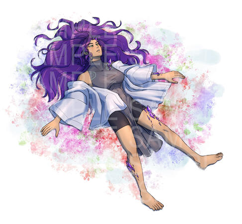 Full body, 1 chara, simple bg